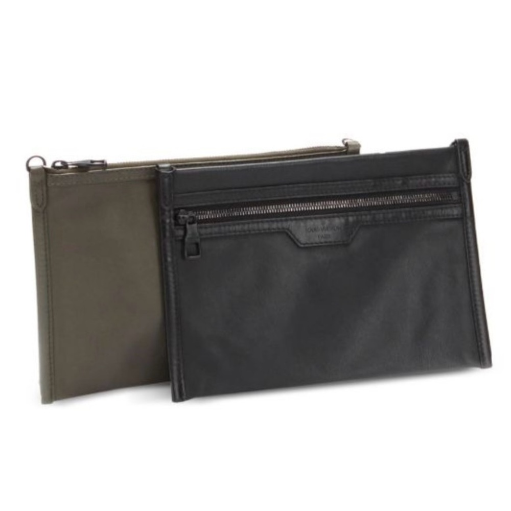 Pre-owned 2019 Monogram Shadow Double Flat Messenger Bag